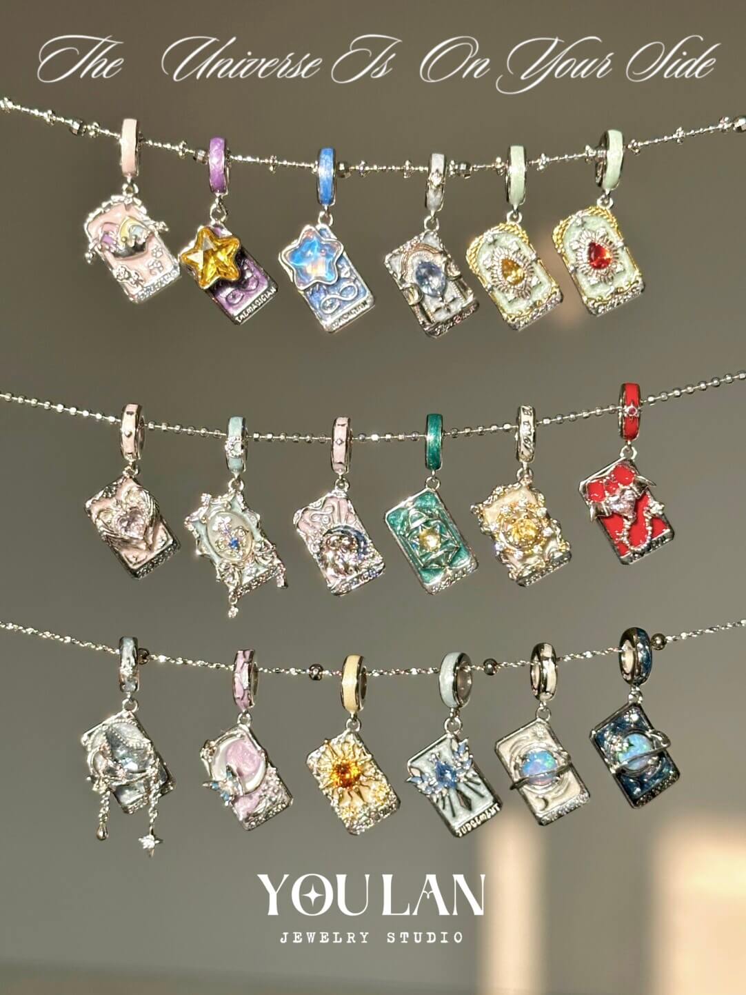 Tarot Silver Pendant-Major Arcana