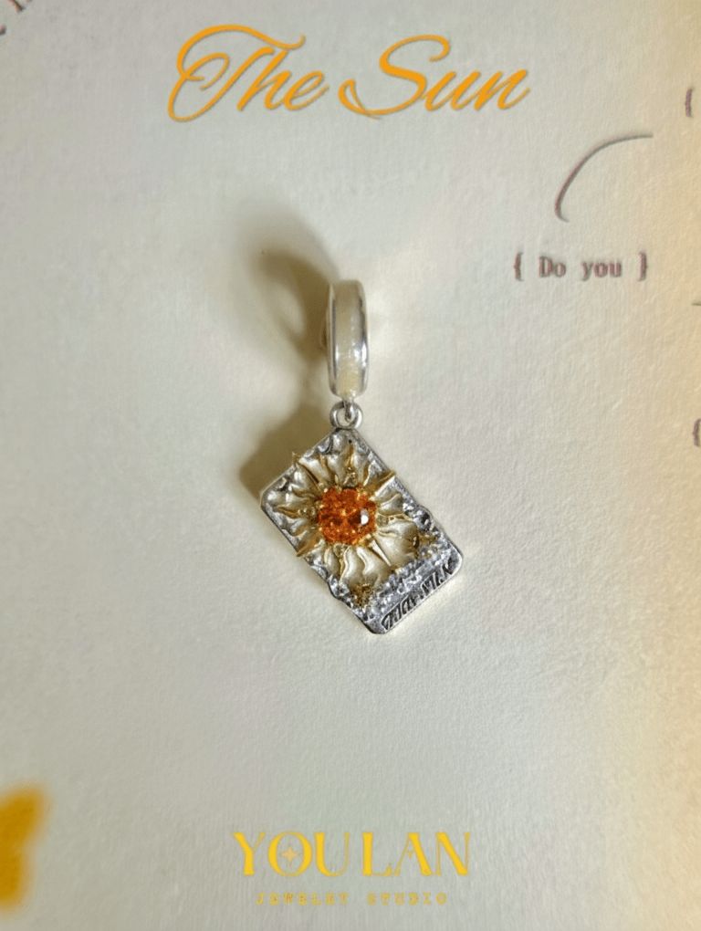 The Sun Tarot-Inspired Necklace Set